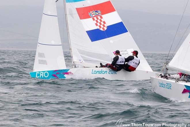 LOVROVIC Marin, LOVROVIC Dan - London 2012 Olympic Sailing Competition © Thom Touw http://www.thomtouw.com